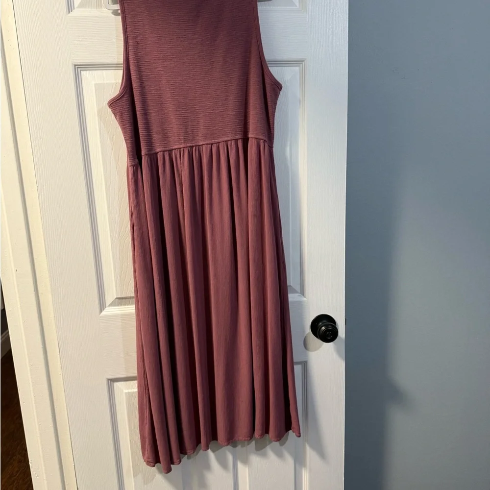 Frye - 2 Dresses - Dusty Rose and Sage Green - XXL - Picture 3 of 9